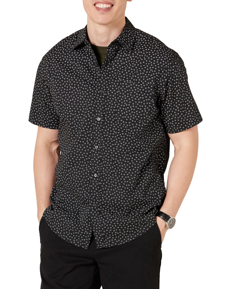 Gareth Men's Casual Shirt – Tapered Fit Button-Front Everyday Shirt