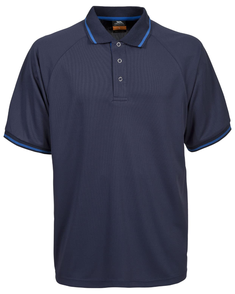 Declan Men's Polo Shirt – Quick Dry Short Sleeve Contrast Trim Polo