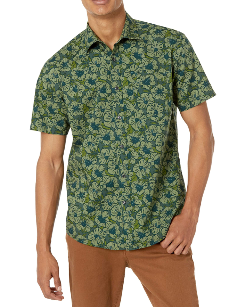Gareth Men's Casual Shirt – Tapered Fit Button-Front Everyday Shirt