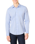 Rupert Men's Poplin Shirt – Regular Fit Long Sleeve Button-Front Casual Shirt