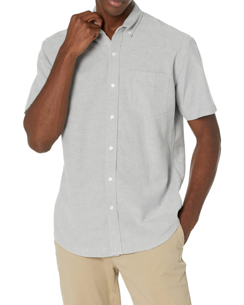 Stuart Men's Casual Shirt – Tapered Fit Button-Front Everyday Shirt