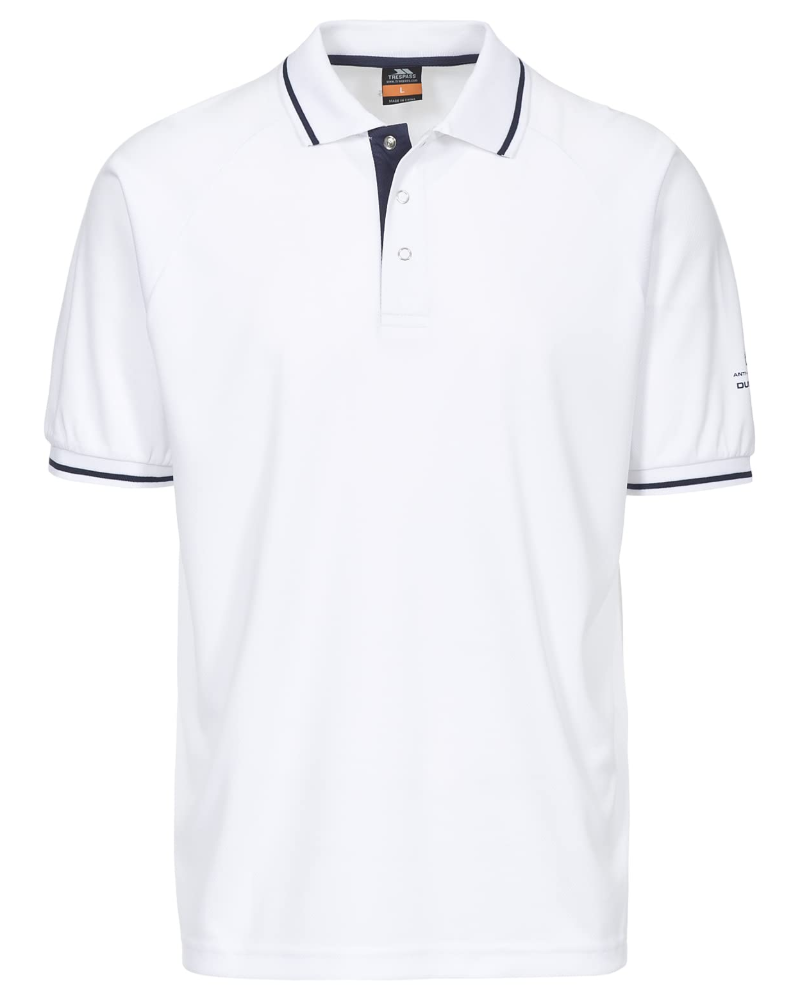 Declan Men's Polo Shirt – Quick Dry Short Sleeve Contrast Trim Polo