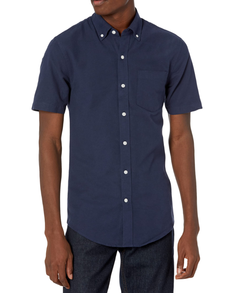 Stuart Men's Casual Shirt – Tapered Fit Button-Front Everyday Shirt