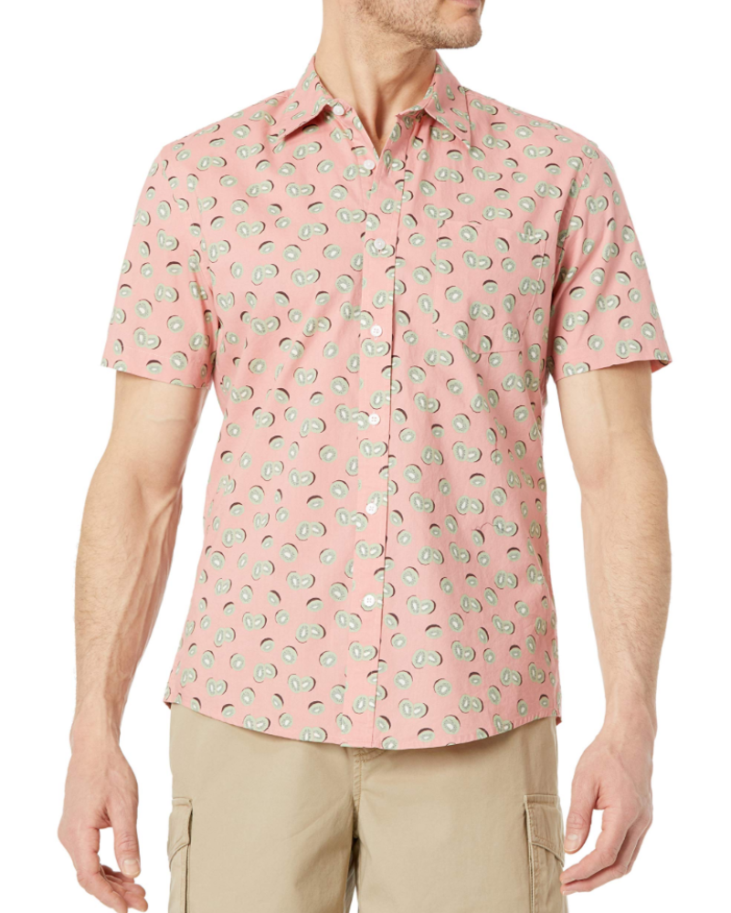 Gareth Men's Casual Shirt – Tapered Fit Button-Front Everyday Shirt