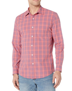 Rupert Men's Poplin Shirt – Regular Fit Long Sleeve Button-Front Casual Shirt