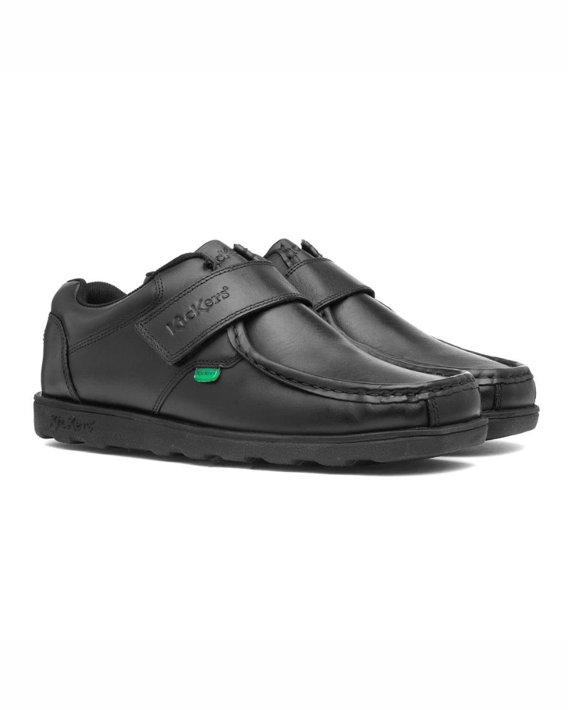 Dawson Men's Leather Shoes – Hook and Loop Smart Casual Shoes