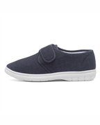 Reece Men's Canvas Shoes – Easy Fasten Casual Shoes with Textile Upper