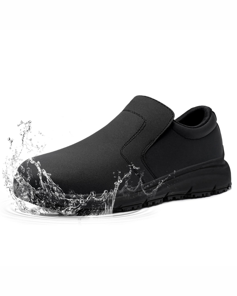 Spencer Men's SRC Safety Work Shoes – Steel Toe Slip Resistant Kitchen Shoes