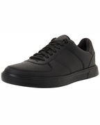 Logan Men's Leather School Shoes – Lace-Up Comfort Shoes with Foam Footbed