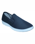 Jasper Men's Canvas Slip-On Shoes – Wide Fit Casual Holiday Pumps