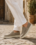 Dalton Men's Suede Loafers – Removable Insole Casual Slip-On Shoes
