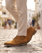 Cedric Men's Suede Chukka Boots – Lace-Up Leather Lined Ankle Boots