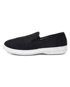 Brody Men's Slip-On Canvas Shoes – Twin Elastic Gusset Casual Flat Shoes