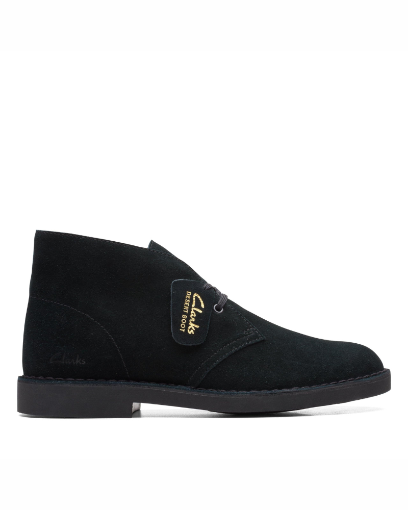 Lawrence Men's Suede Desert Boots – Lace-Up Crepe Effect Rubber Sole Boots