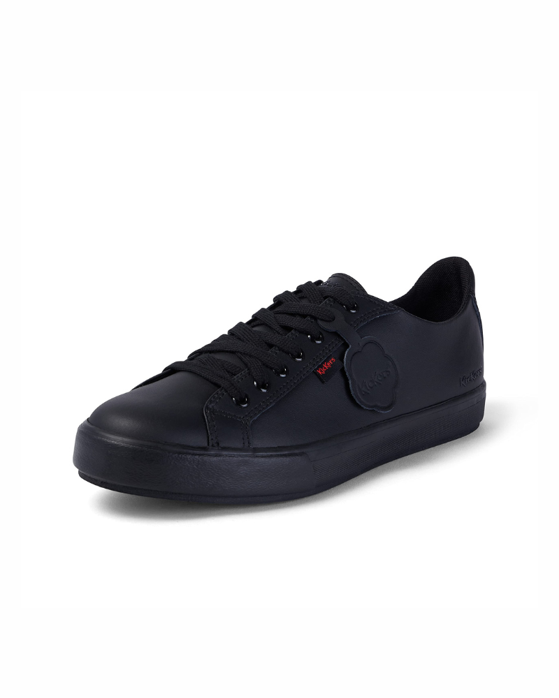 Hayden Men's Leather School Shoes – Lace-Up Trainers with Slip-Resistant Sole