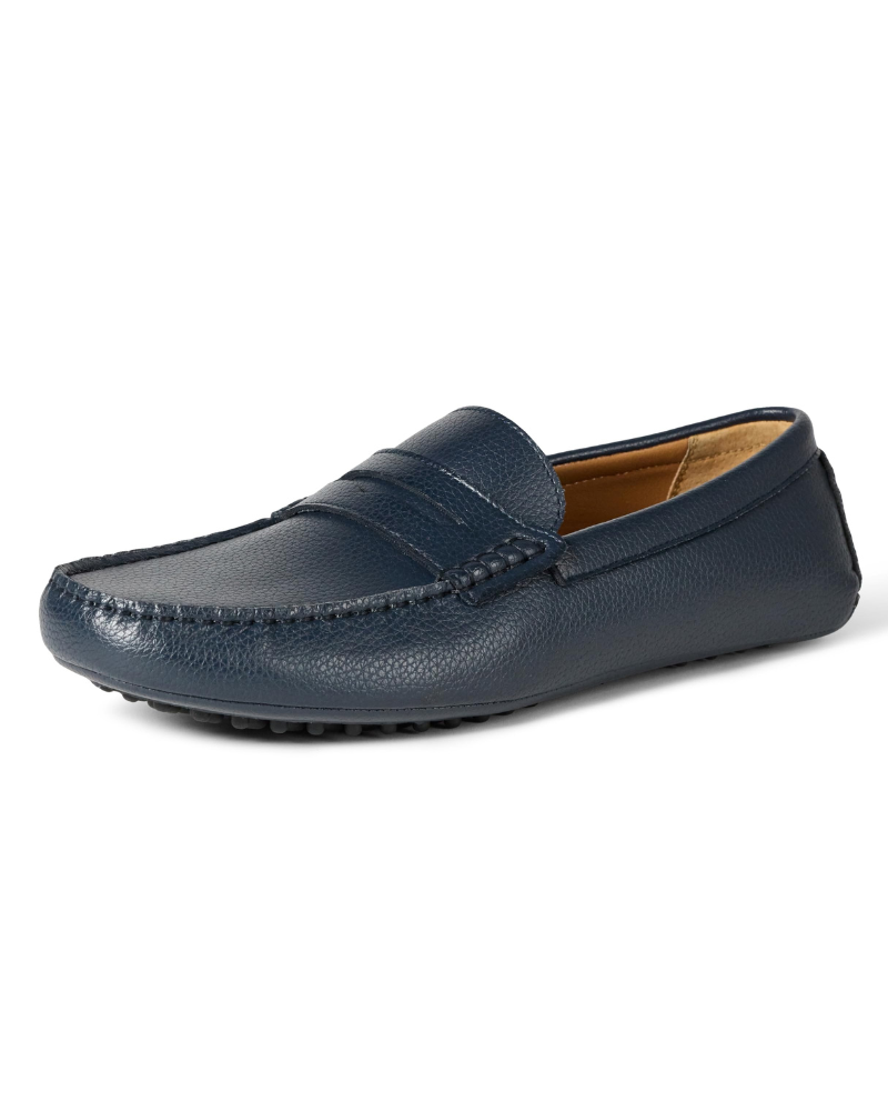 Trevor Men's Driving Moc Loafers – Penny Slip-On Casual Shoes