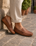 Trevor Men's Driving Moc Loafers – Penny Slip-On Casual Shoes