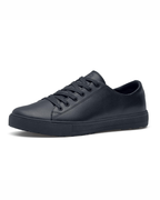 Caleb Men's Work Trainers – Leather Lace-Up Slip Resistant Safety Shoes