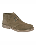 Stuart Men's Suede Desert Boots – Round Toe Lace-Up Ankle Boots
