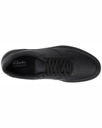 Logan Men's Leather School Shoes – Lace-Up Comfort Shoes with Foam Footbed