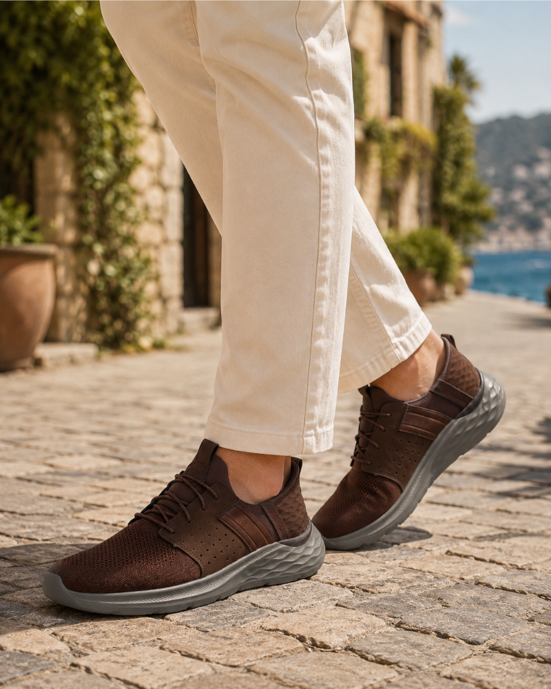 Garner Men's Slip-On Moccasins – Memory Foam Casual Shoes