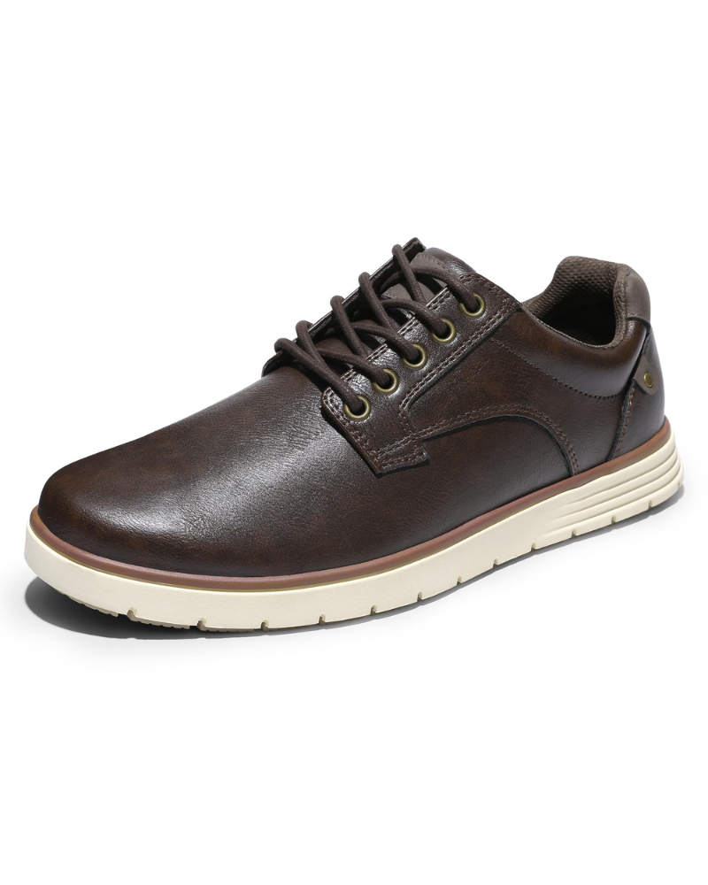 Dalton Men's Oxford Shoes – Synthetic Leather Lace-Up Business Casual Shoes
