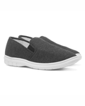 Mason Men's Canvas Slip-On Shoes – Textile Casual Pumps with Elastic Gussets