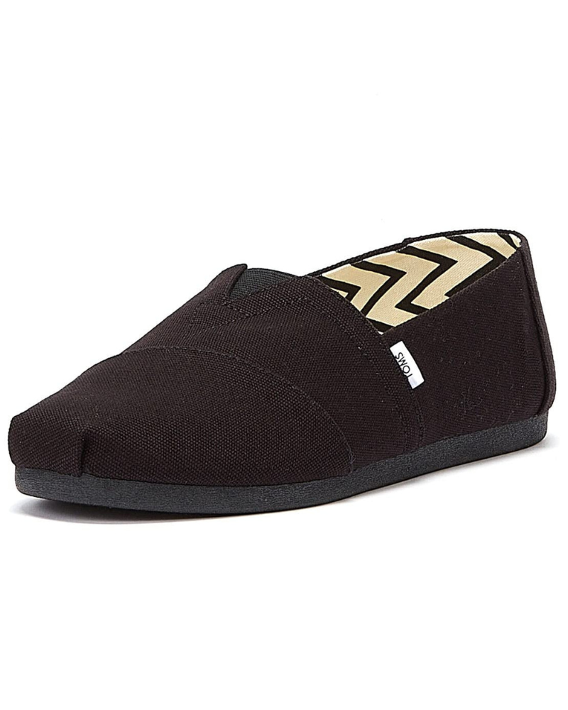 Emerson Men's Canvas Espadrilles – Slip-On Casual Shoes with Flexible TPR Sole
