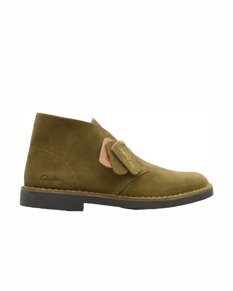 Lawrence Men's Suede Desert Boots – Lace-Up Crepe Effect Rubber Sole Boots