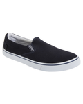 Finley Boys' Canvas Slip-On Shoes – Navy Yachting Pumps with Padded Collar