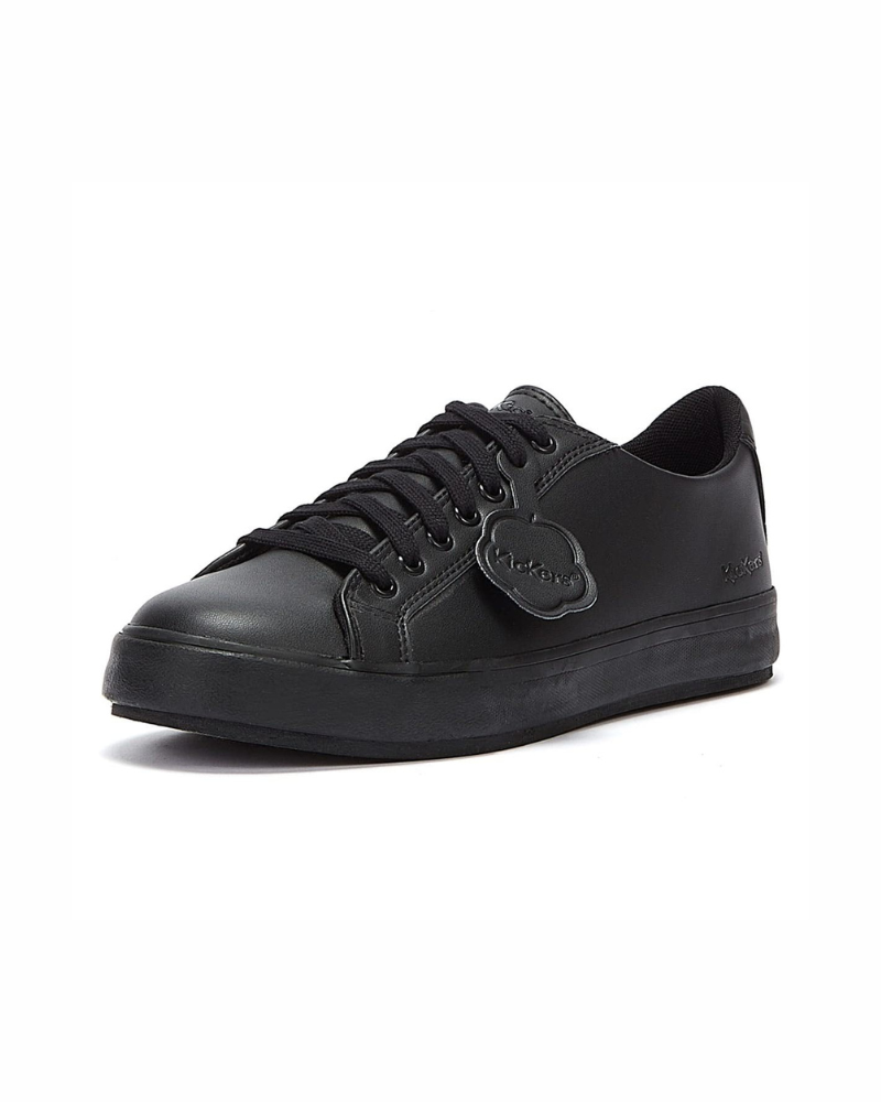 Hayden Men's Leather School Shoes – Lace-Up Trainers with Slip-Resistant Sole