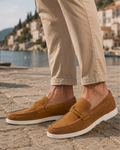 Tom Men's Leather Loafers – Slip-On Casual Shoes