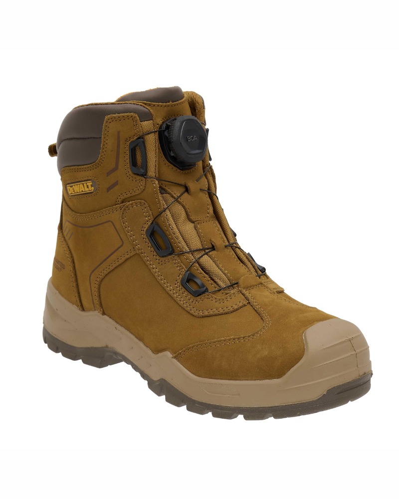 Quentin Men's S3 Safety Work Boots – BOA Steel Toe Nubuck Leather Work Boots