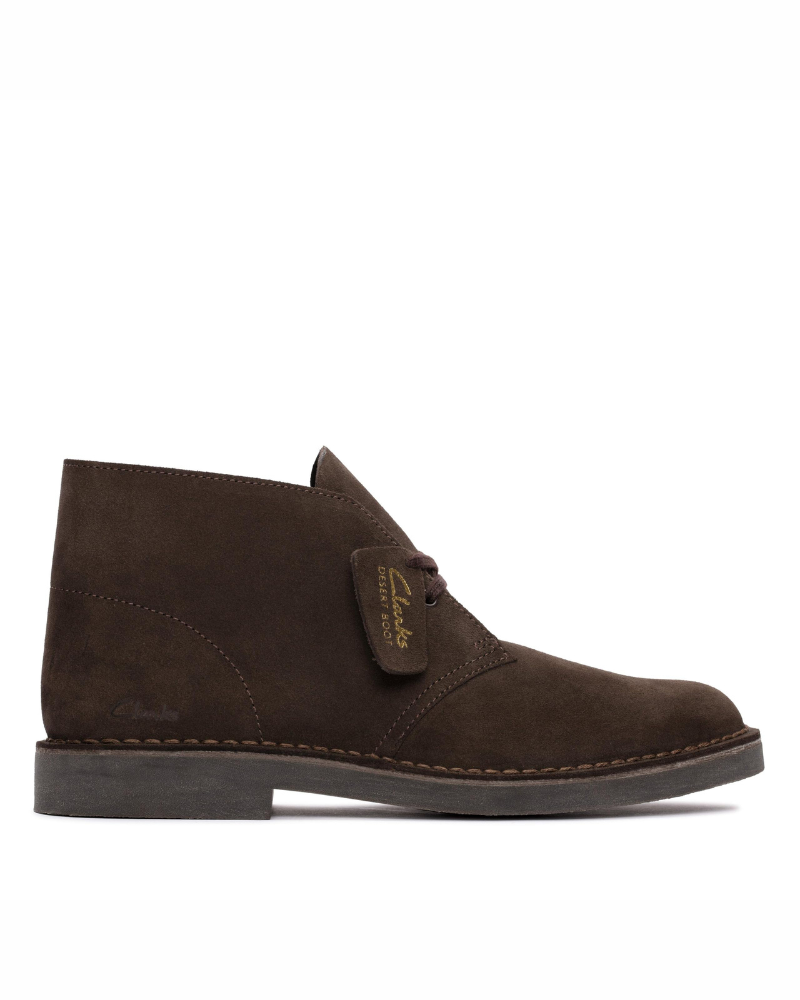 Lawrence Men's Suede Desert Boots – Lace-Up Crepe Effect Rubber Sole Boots