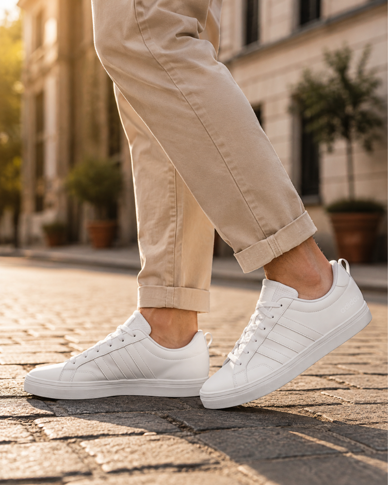 Brody Men's Nubuck Trainers – Lace-Up Casual Shoes with Vulcanised-Style Midsole