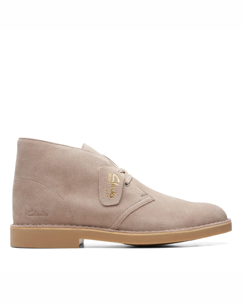 Lawrence Men's Suede Desert Boots – Lace-Up Crepe Effect Rubber Sole Boots