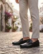 Ethan Men's Leather Loafers – Slip-On Smart Casual Comfort Shoes