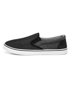 Aiden Men's Slip-On Canvas Shoes – Denim Effect Casual Loafers