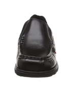 Mason Boys' School Slip-On Shoes – Cushioned Black Uniform School Shoes
