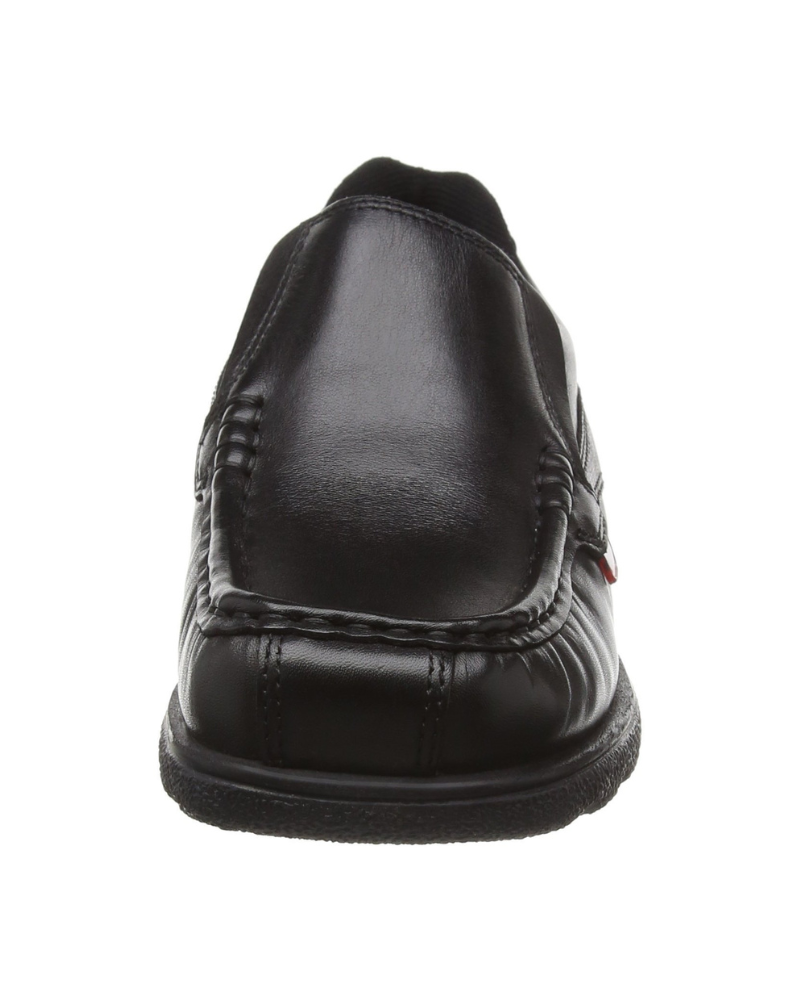 Mason Boys' School Slip-On Shoes – Cushioned Black Uniform School Shoes