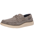 Preston Men's Canvas Boat Shoes – Lace-Up Casual Lightweight Deck Shoes
