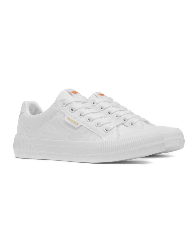 Duncan Men's Platform Trainers – Lace-Up Canvas Shoes with Rubber Toe Cap