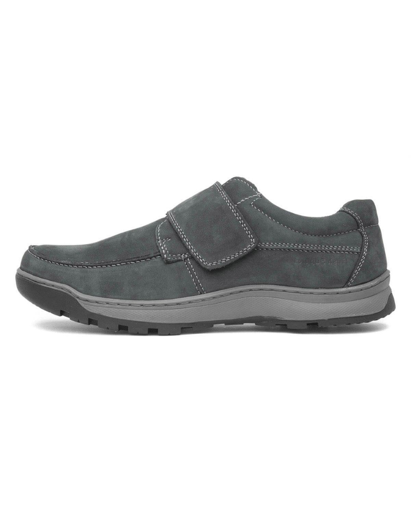 Colton Men's Leather Touch Fastening Shoes – Memory Foam Wide Casual Shoes