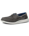 Preston Men's Canvas Boat Shoes – Lace-Up Casual Lightweight Deck Shoes
