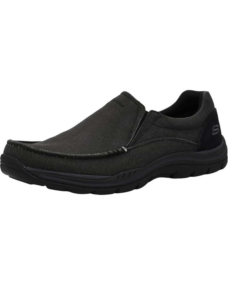 Wesley Men's Knitted Slip-On Shoes – Wide Fit Memory Foam Casual Shoes
