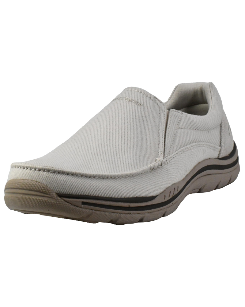 Wesley Men's Knitted Slip-On Shoes – Wide Fit Memory Foam Casual Shoes