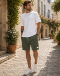 Duncan Men's Corduroy Shorts – Stretch Casual Summer Relaxed Fit Shorts