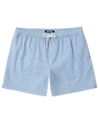 Beckett Men's Seersucker Swim Shorts – Quick-Dry Drawstring Beach Shorts