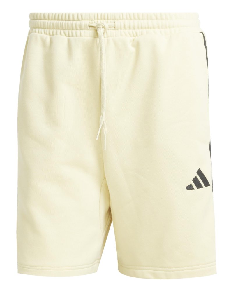 Trent Men's French Terry Shorts – Cotton Blend Drawstring Three Stripe Shorts