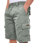 Austin Men's Cotton Cargo Shorts – Regular Fit Multi-Pocket Combat Shorts